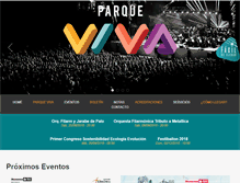 Tablet Screenshot of parqueviva.com